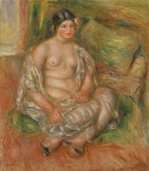 Zittende odalisk, 1918